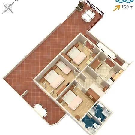 Apartment Family Friendly Seaside Slatine, Ciovo - 7584 Trogir